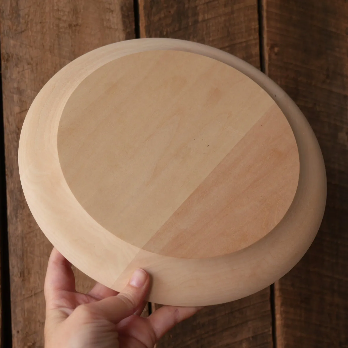 10 Wooden Plate