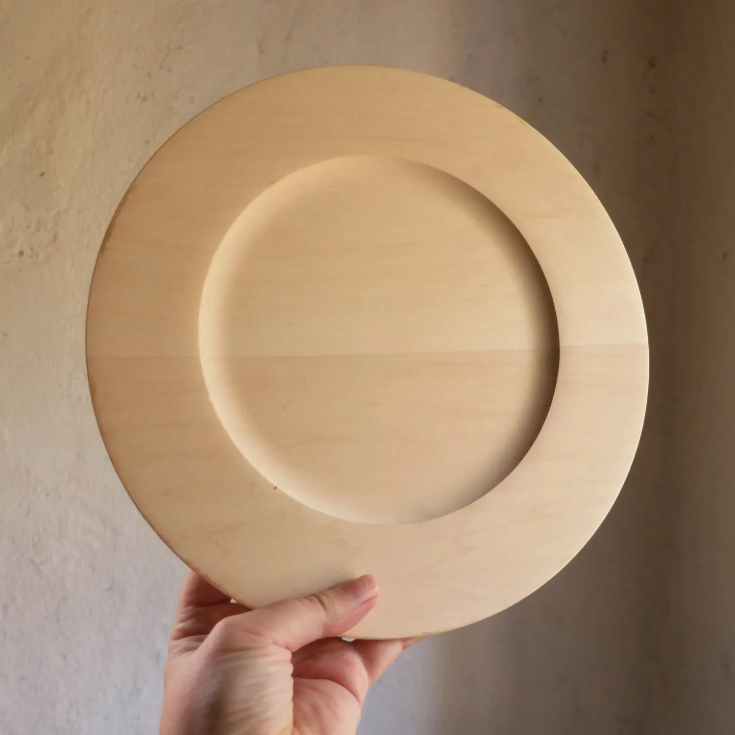 10 Wooden Plate