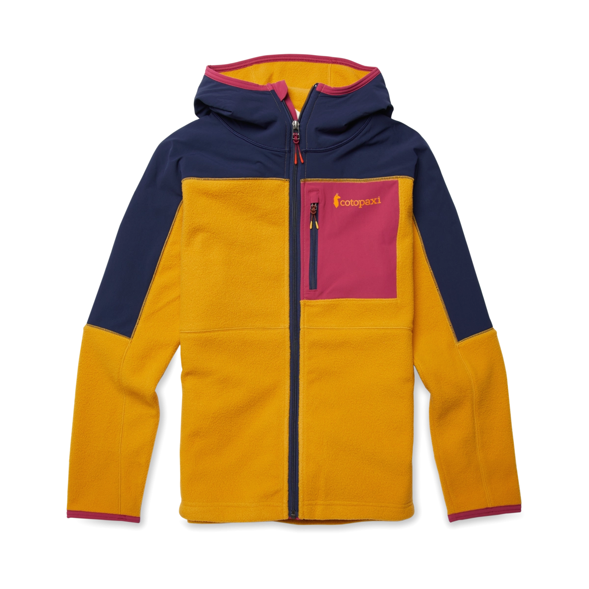 Abrazo Hooded Full-Zip Fleece Jacket - Women's black