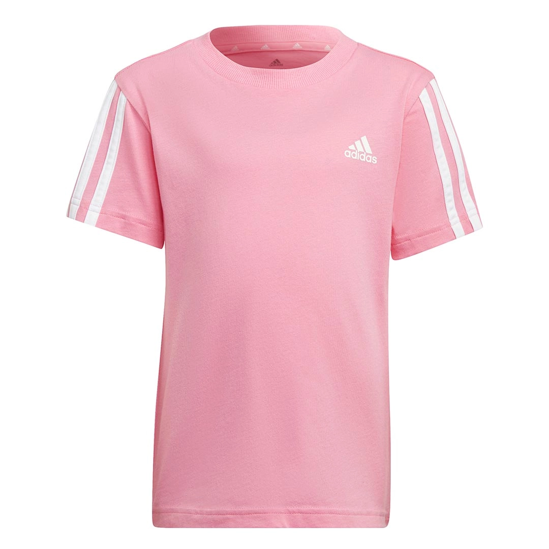 adidas - Girls' (Toddler & Junior) Essentials 3-Stripes T-Shirt (HN8885)