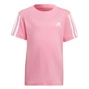 adidas - Girls' (Toddler & Junior) Essentials 3-Stripes T-Shirt (HN8885)