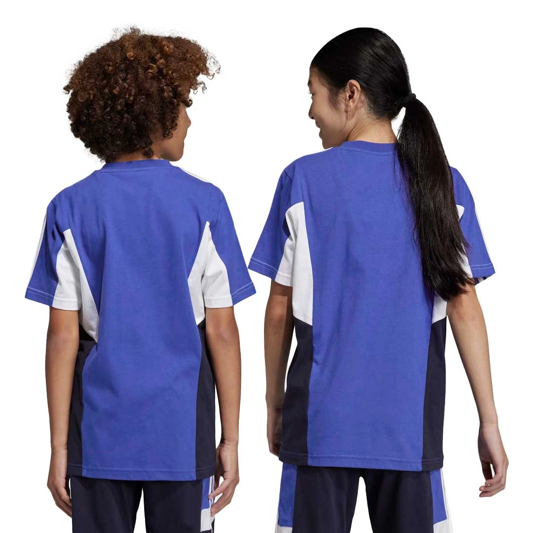 adidas - Kids' (Junior) Colorblock 3-Stripes T-Shirt (HR6361)