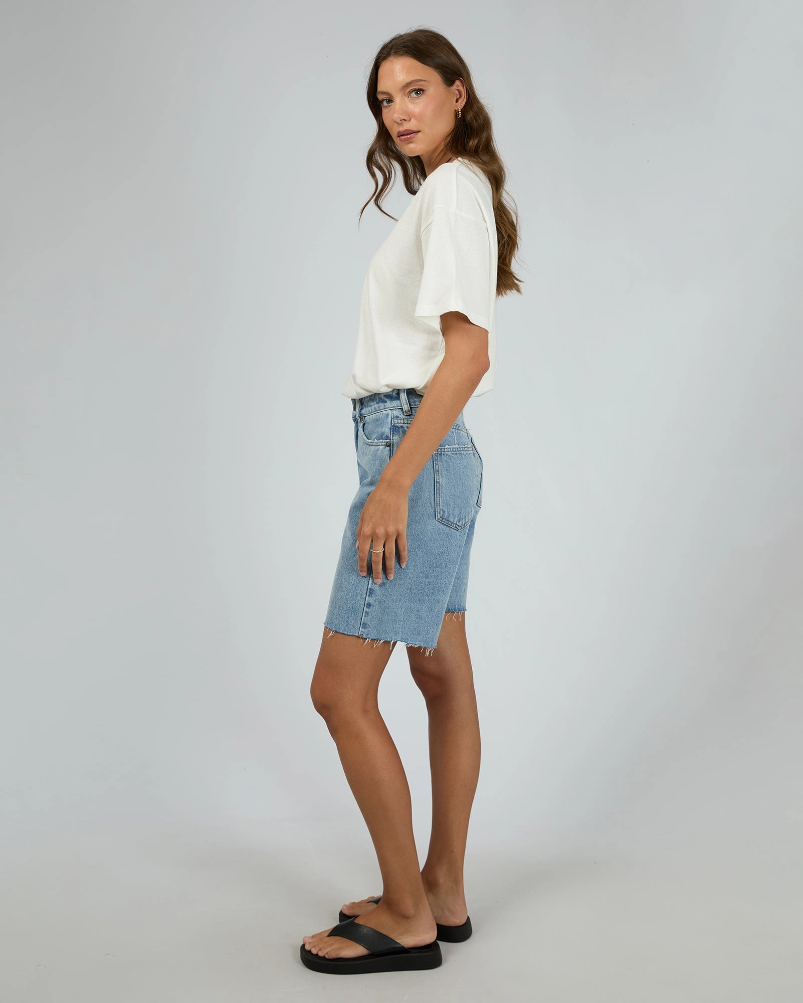 All About Eve Marina Oversized Tee Vintage White