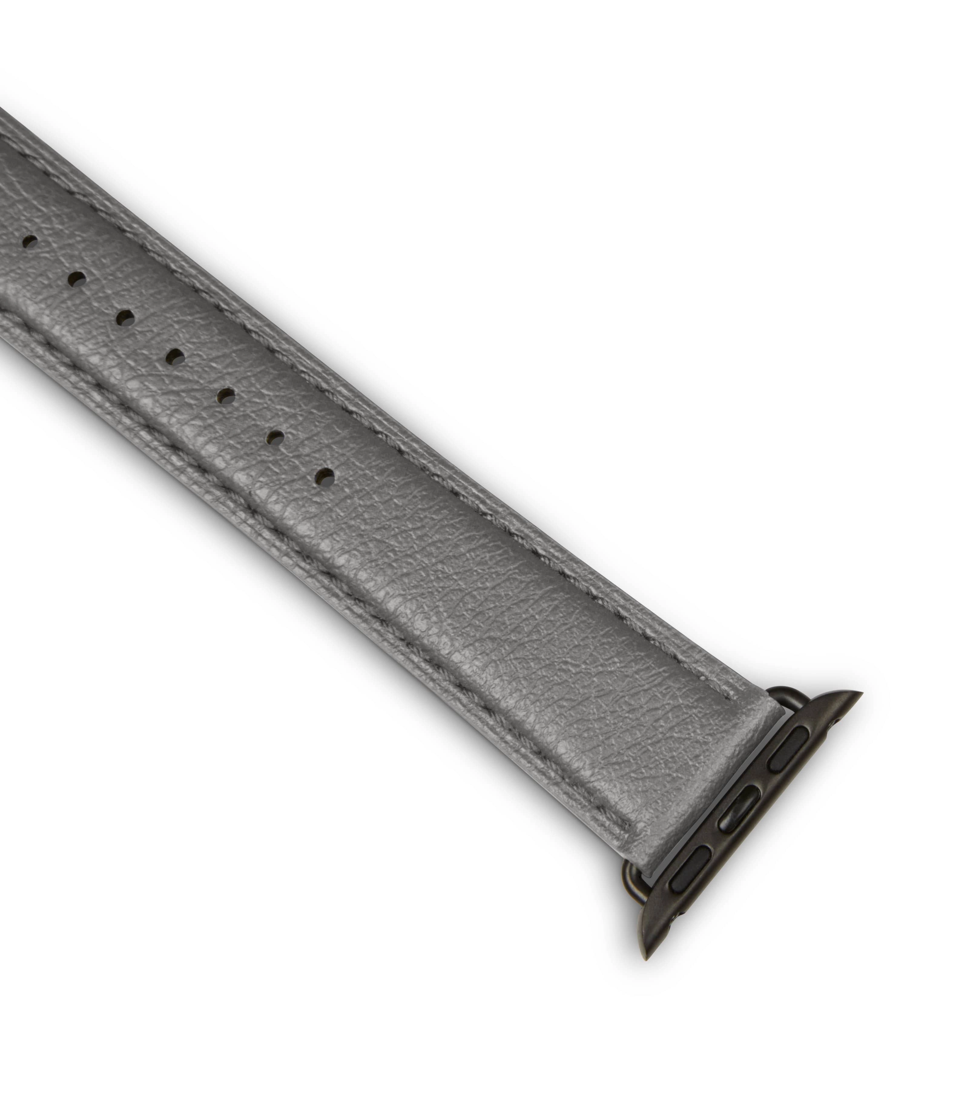 Apple Watch Compatible Vegan Watch Strap | Dark Grey & Space Grey