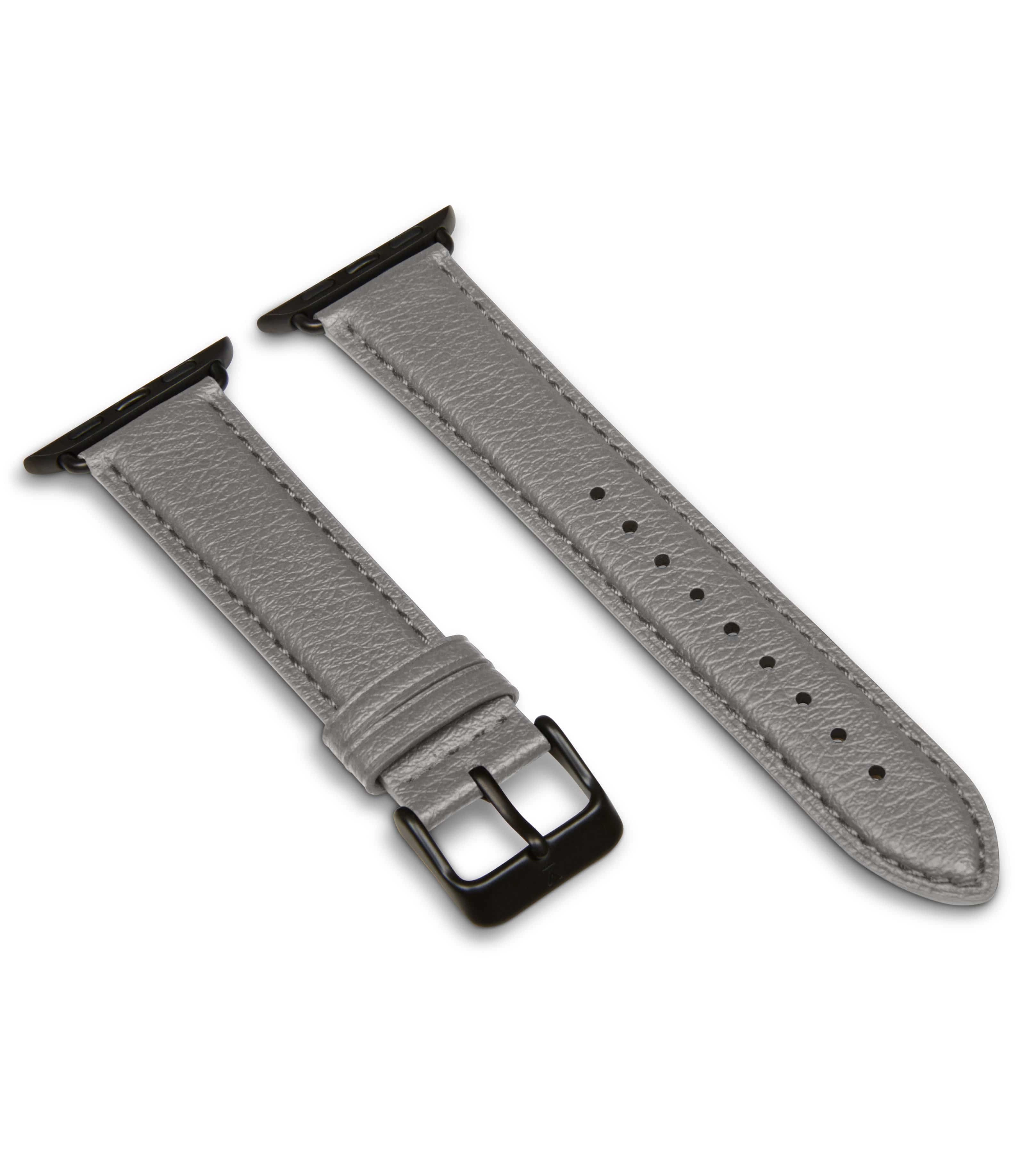 Apple Watch Compatible Vegan Watch Strap | Dark Grey & Space Grey