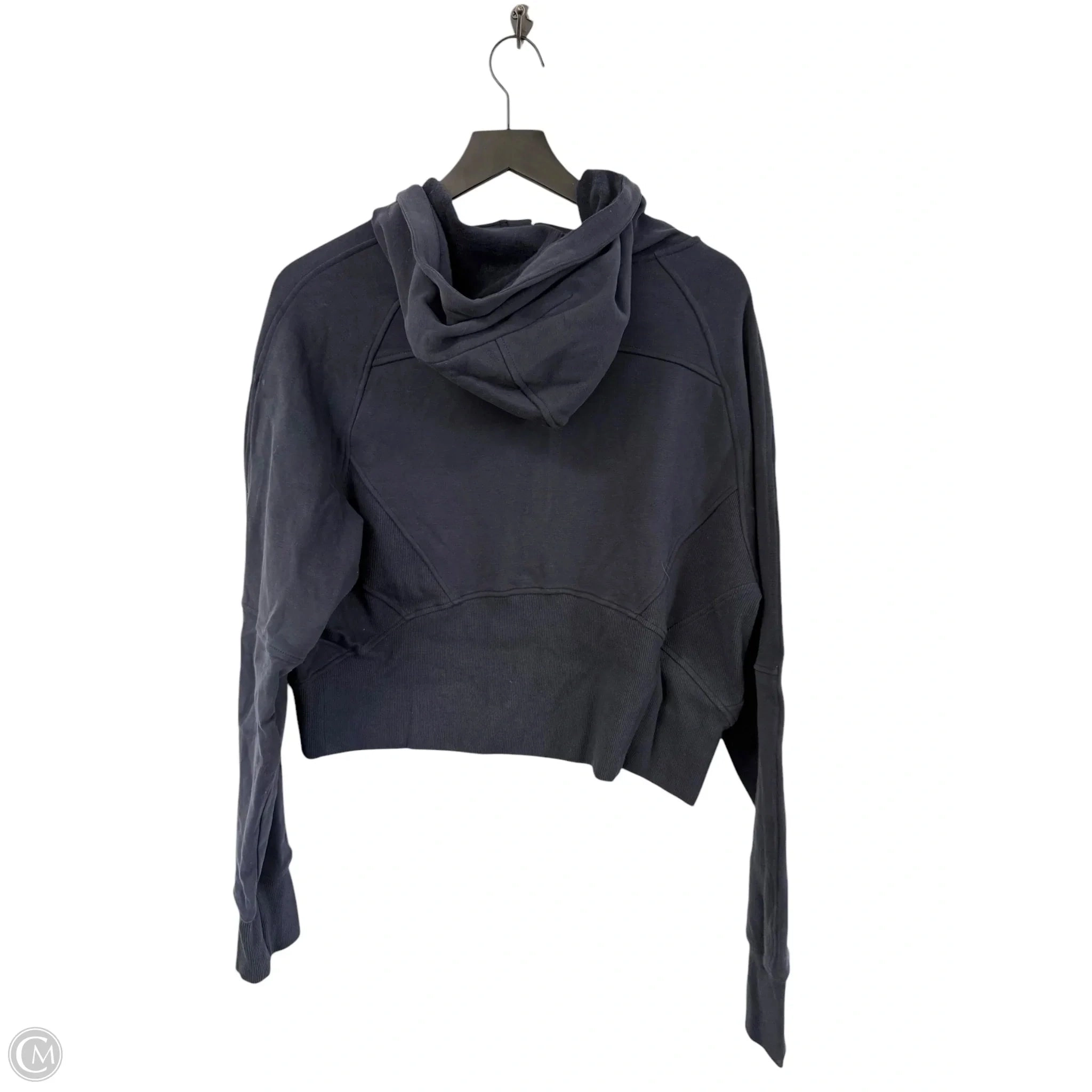 Athletic Sweatshirt Hoodie By Zyia In Navy, Size: M