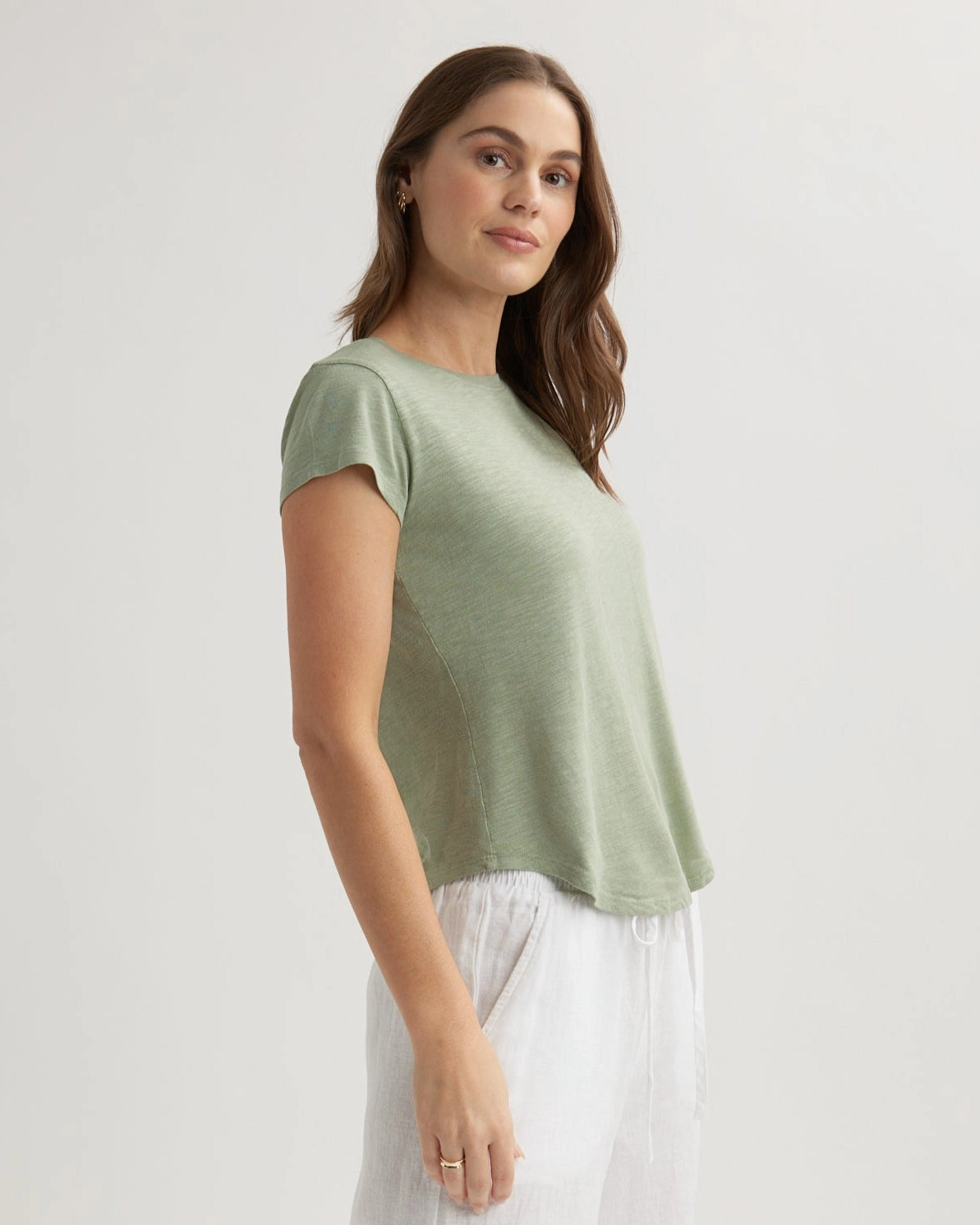 Baby Crew Tee - Olive Grove