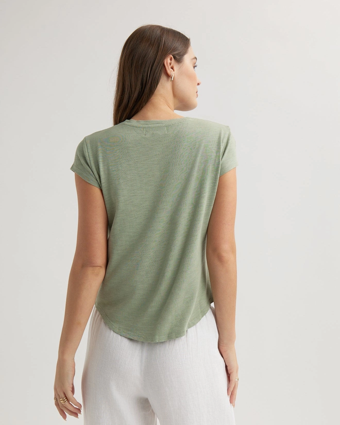 Baby Crew Tee - Olive Grove