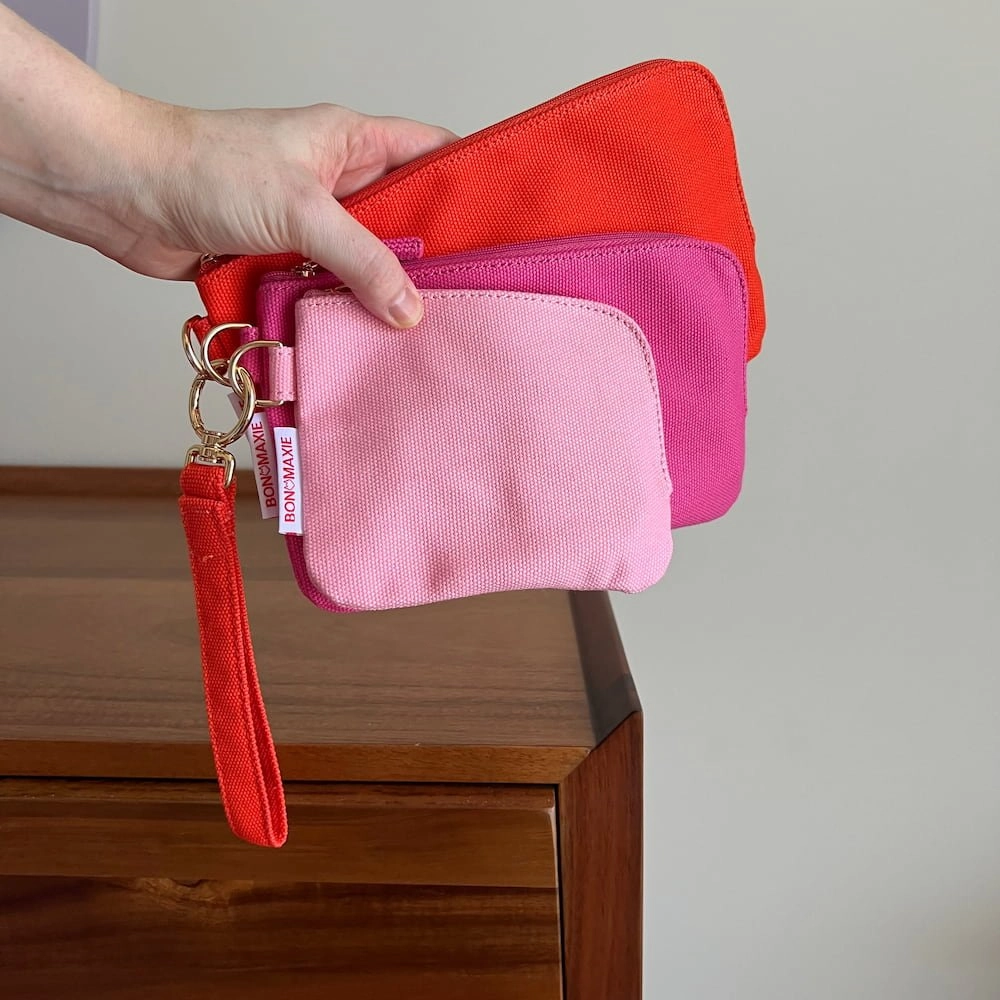 Bag Buddies Organiser Pouch Set -- Pink Ombre