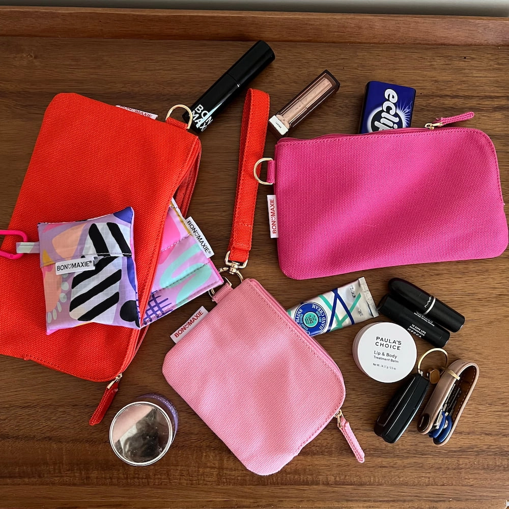 Bag Buddies Organiser Pouch Set -- Pink Ombre