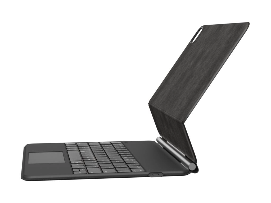 Belkin Connect Pro - Keyboard and folio case (protective case) - with magnetic stand - with trackpad - backlit - wireless - Bluetooth BBZ003TT-V1