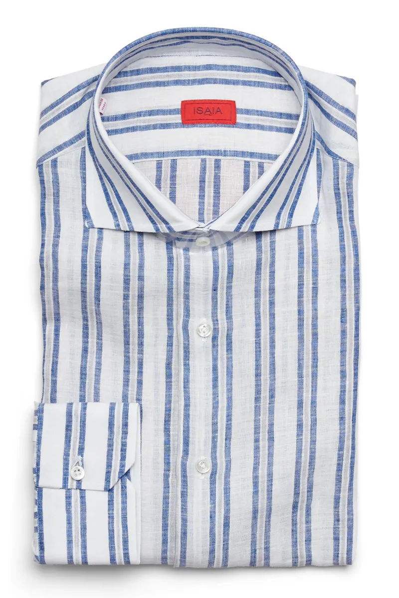 Blue Stripe Sport Shirt