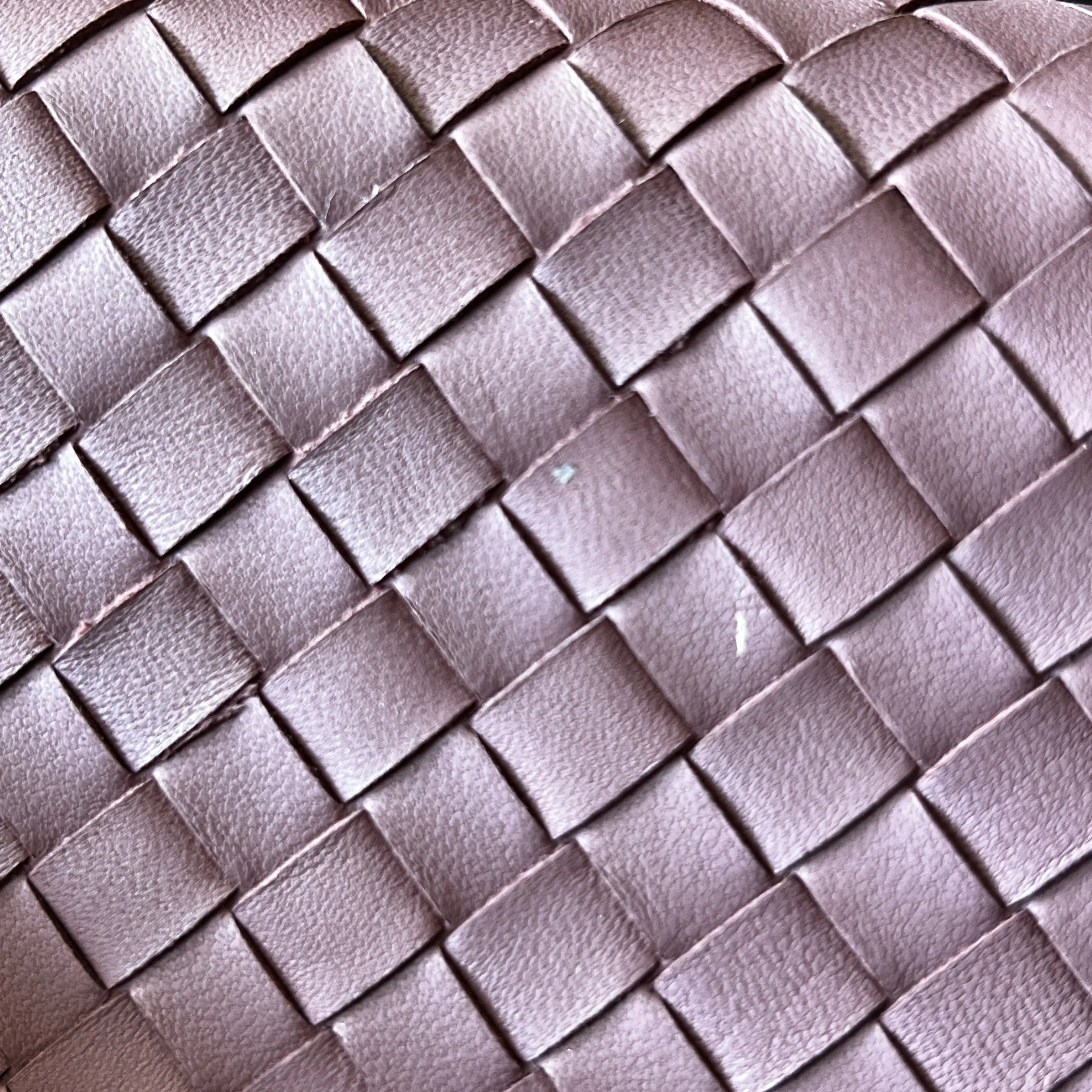 BOTTEGA VENETA Pink Intrecciato Long Wallet