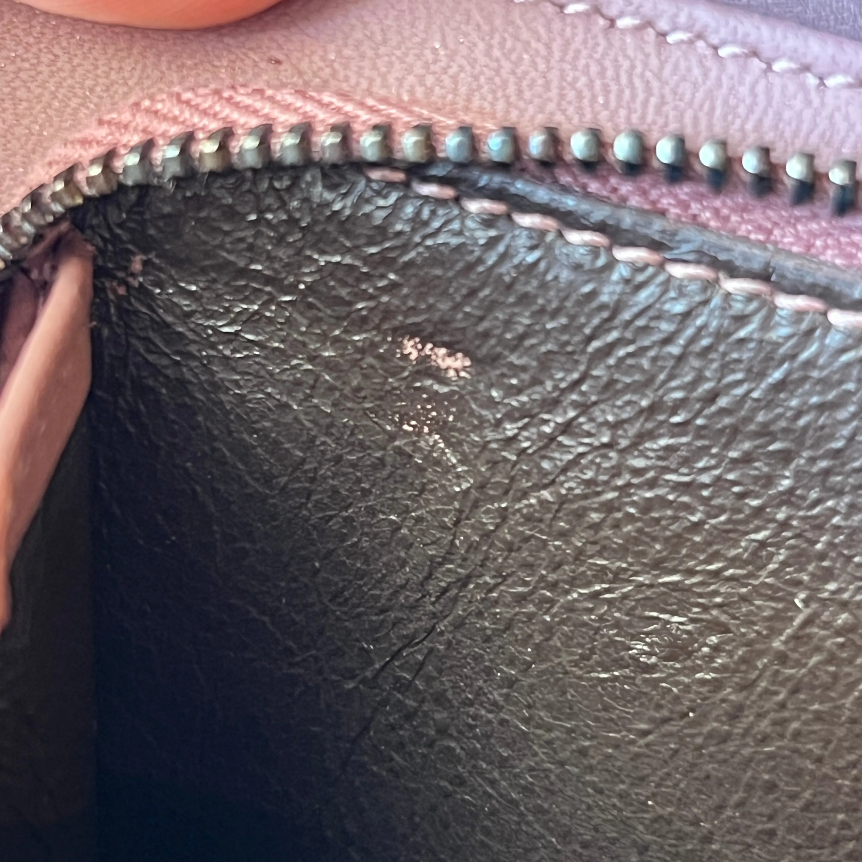 BOTTEGA VENETA Pink Intrecciato Long Wallet