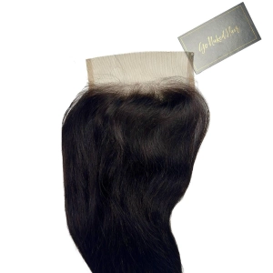 Brazilian Straight 5x5 Transparent Lace Human Hair Closure