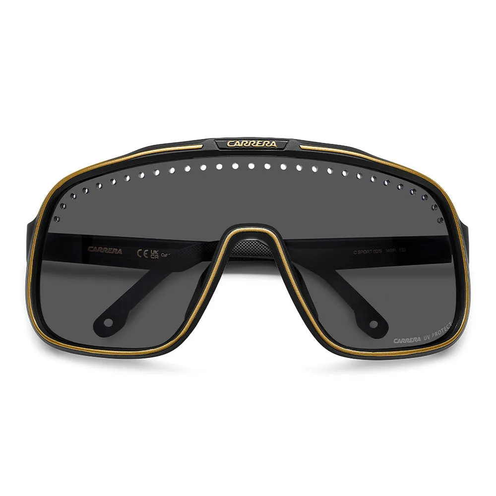 C Sport 02 Shield-Style Wraparound Sunglasses