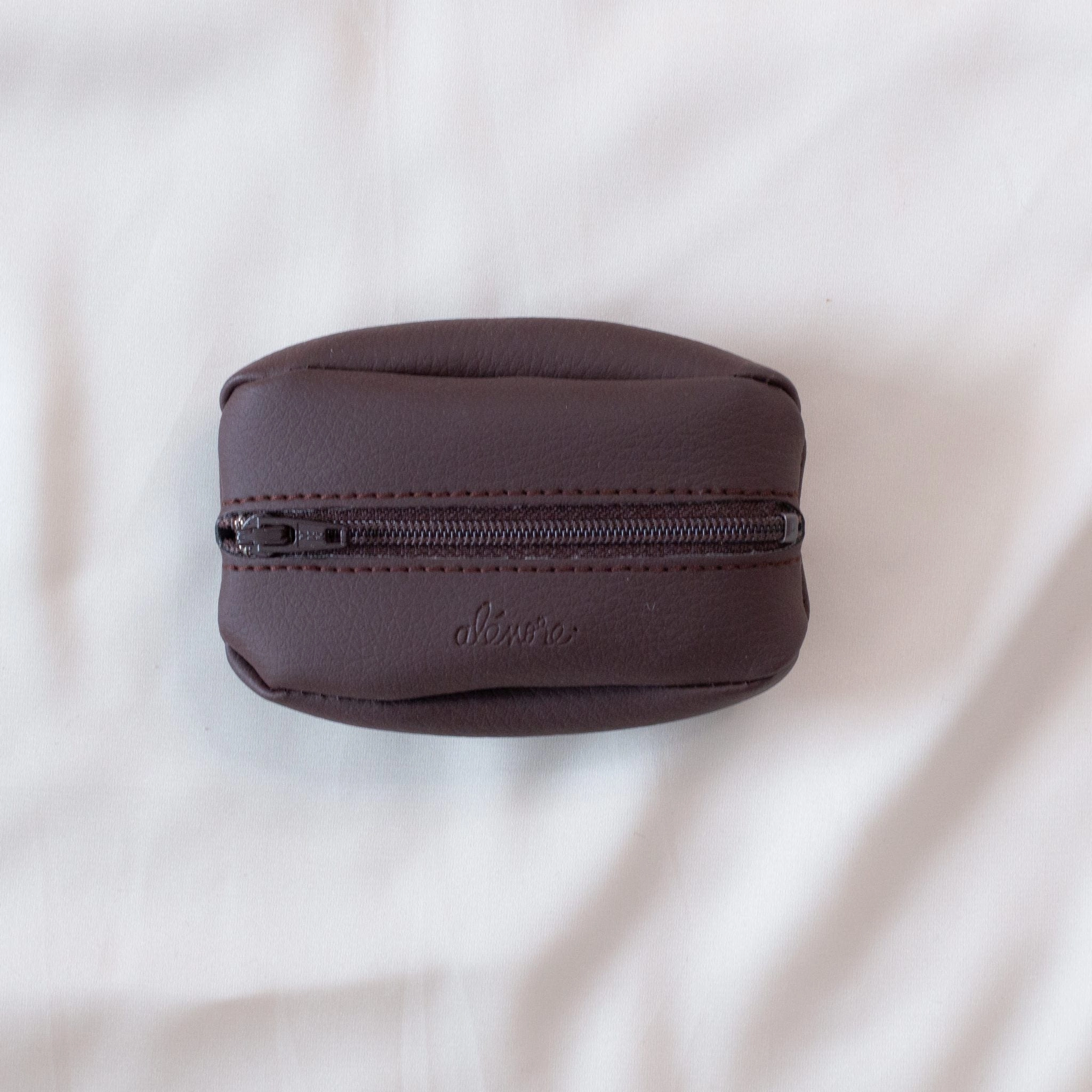 Crocus Vegan Apple Leather Purse | Brown