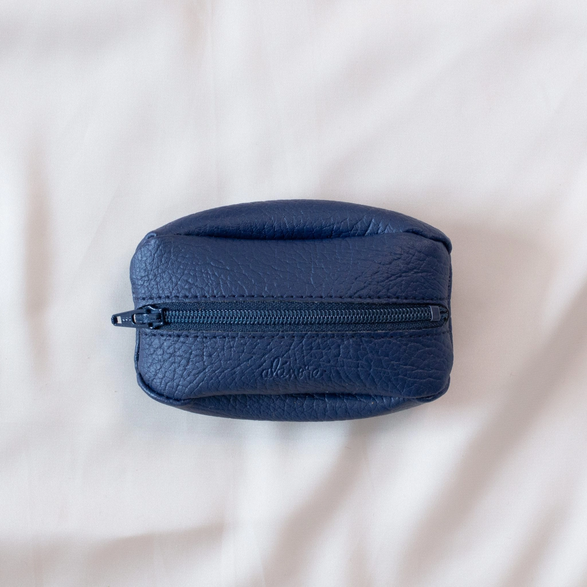 Crocus Vegan Apple Leather Purse | Navy
