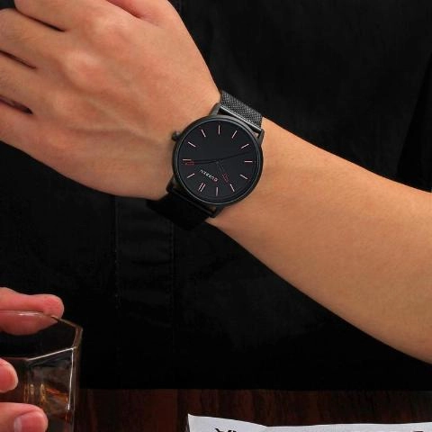 Curren Men's Ultra Thin Watch (Dial 4.5cm) - CUR 164