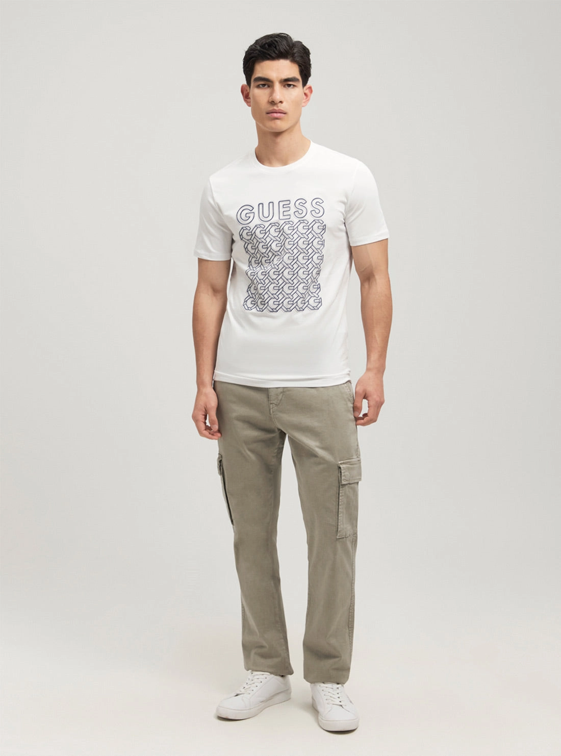 Eco White Logo Chain T-Shirt