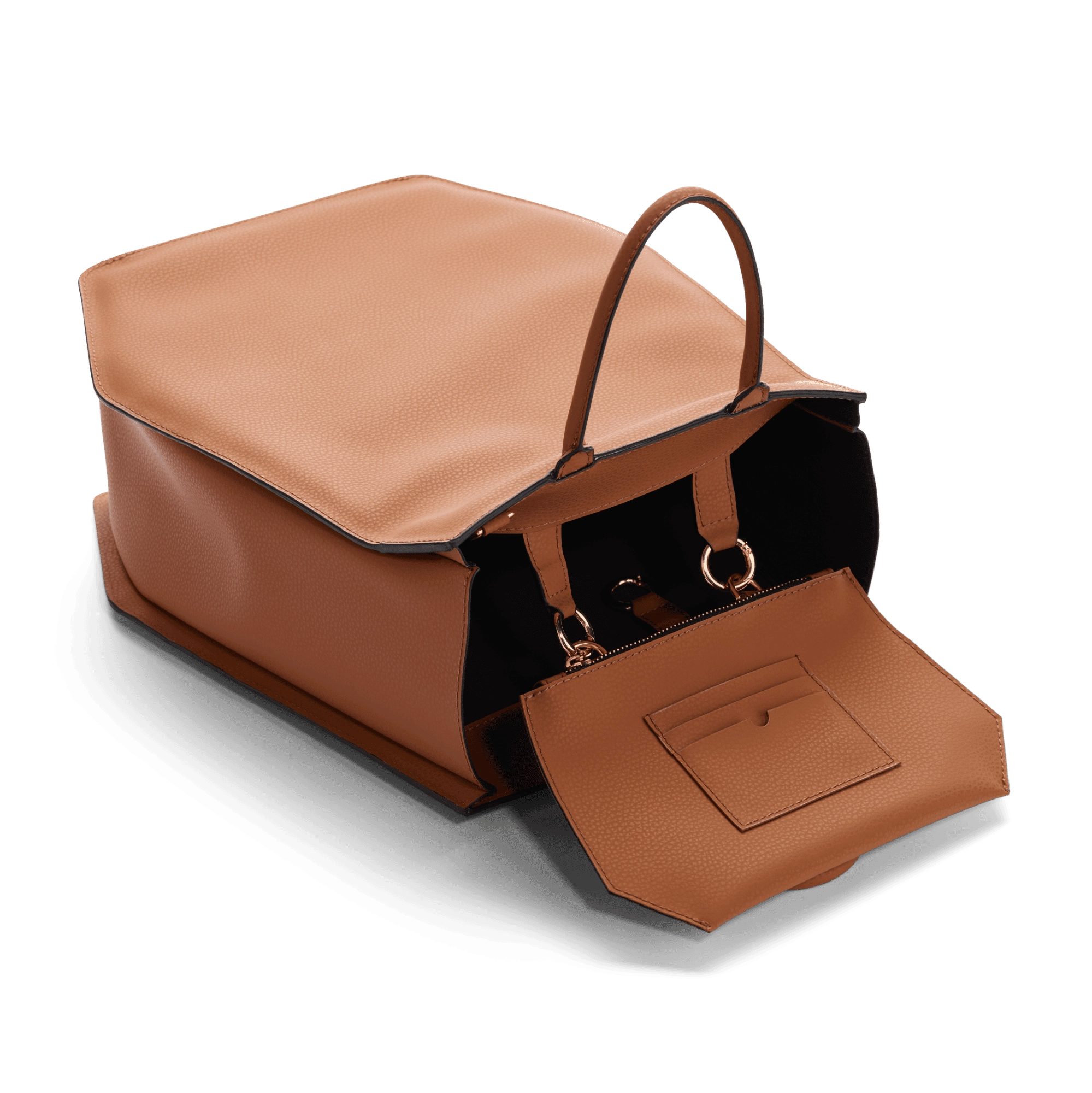 Elay MIRUM® Leather Vegan Tote Bag | Cognac