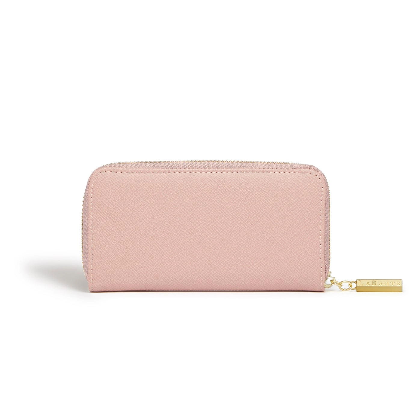 Ellen Vegan Leather Zip Around Wallet | Pink