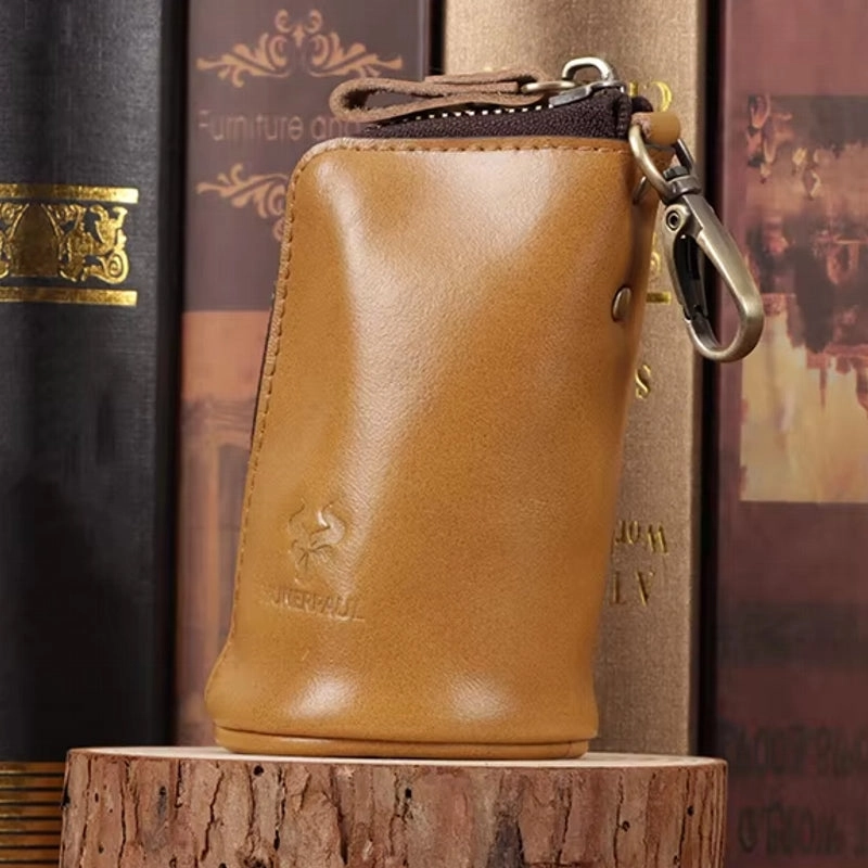Fashion Zipper Home Keychain Car Key Storage Bag