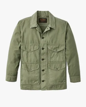 Filson Reverse Sateen Field Cruiser Jacket - Washed Fatigue Green