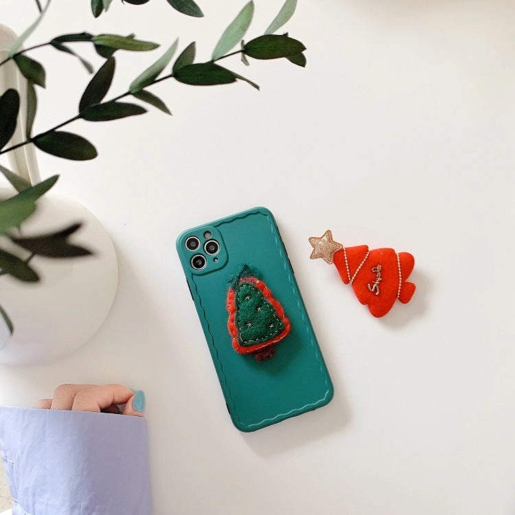 For iPhone 11 Christmas Tree Wave Shockproof TPU Protective Case