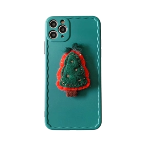 For iPhone 11 Christmas Tree Wave Shockproof TPU Protective Case