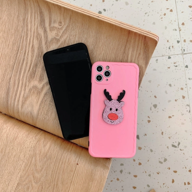 For iPhone 12 Christmas Wave Shockproof TPU Protective Case