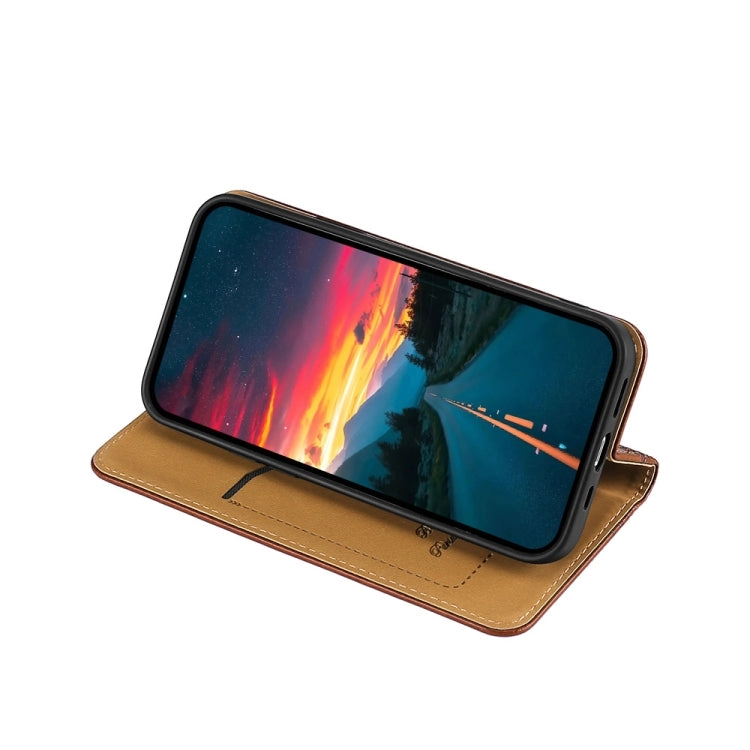 For Samsung Galaxy Note 20 Grid Texture Magnetic PU   TPU Horizontal Flip Leather Case with Holder