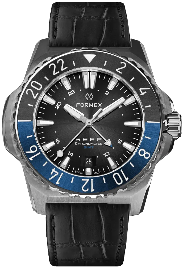 Formex REEF GMT Black and Blue Bicolor Ceramic Bezel