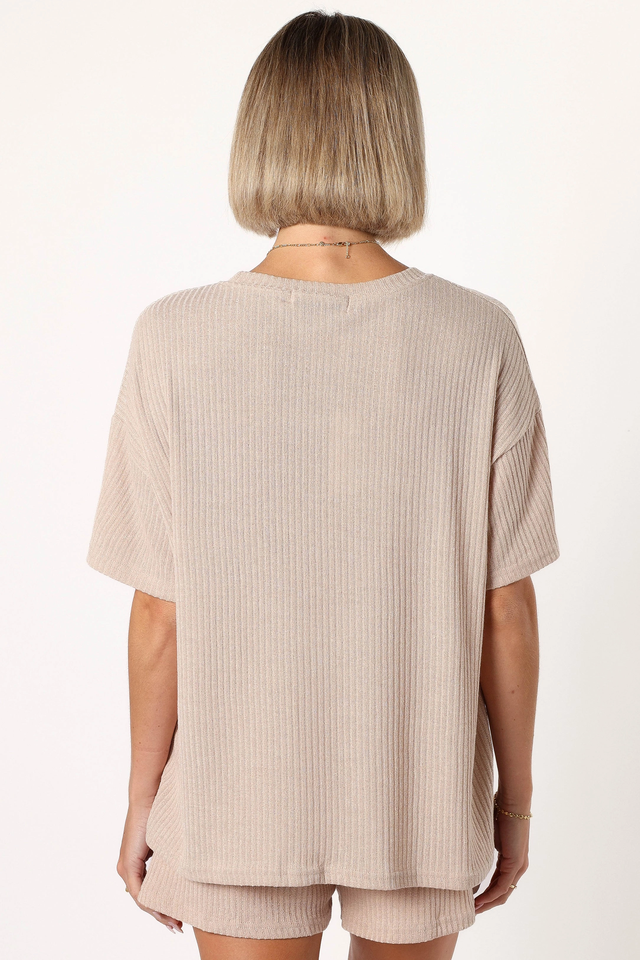 Granger Knit Short Set - Tan