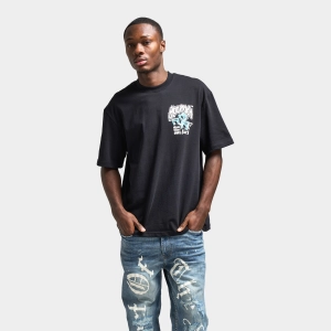 Hoodrich Fortune Oversized Graphic T-Shirt / Black