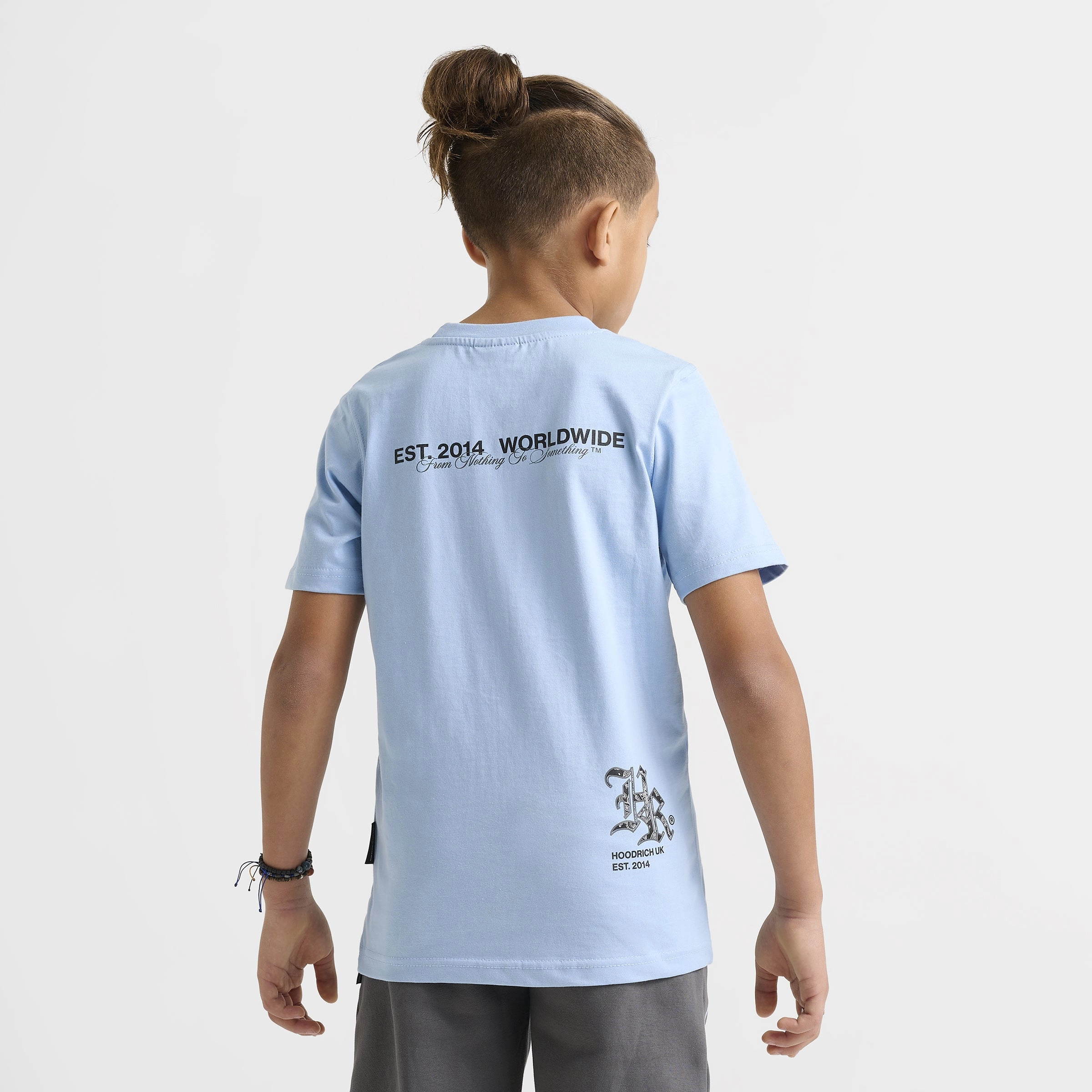 Hoodrich Junior Boys' Eterno T-Shirt Clear Sky / Black - Lava Smoke