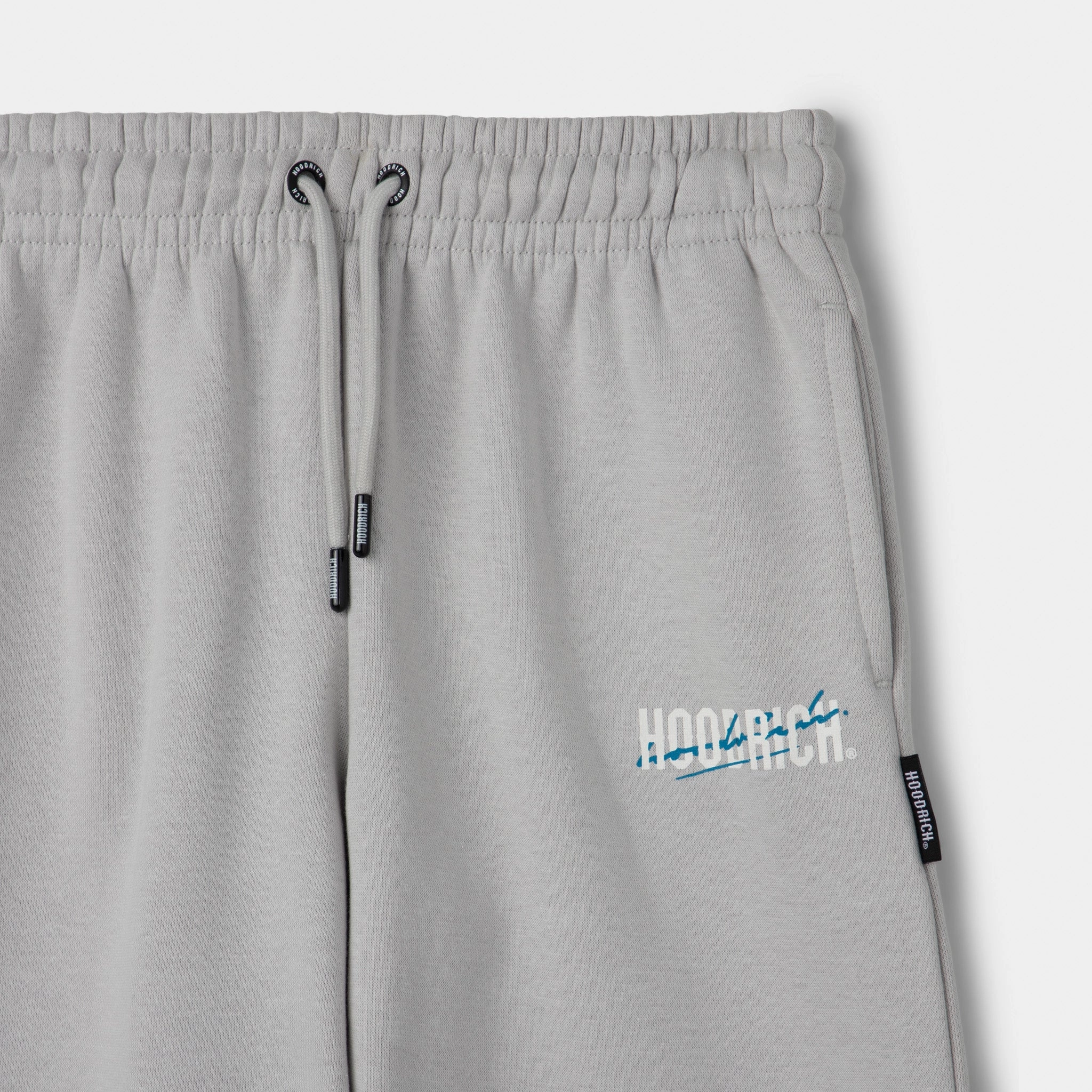 Hoodrich Juniors' Lynk Joggers Quiet Gray / White - Blue Danube