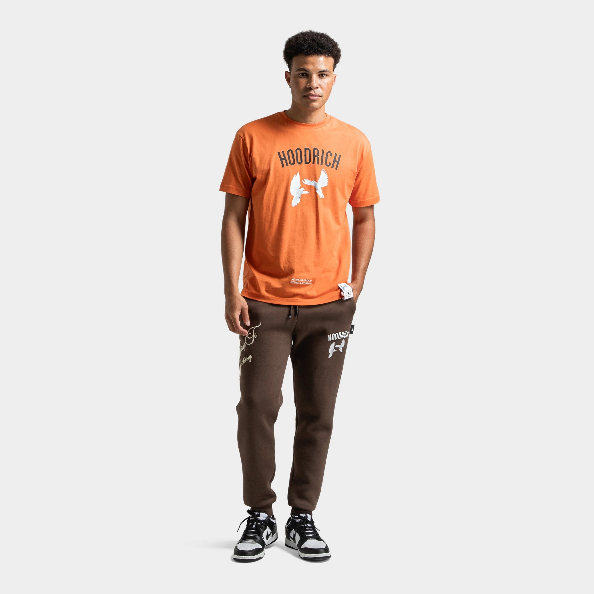 Hoodrich Take Flight V2 T-Shirt Burnt Orange / Black - Blan