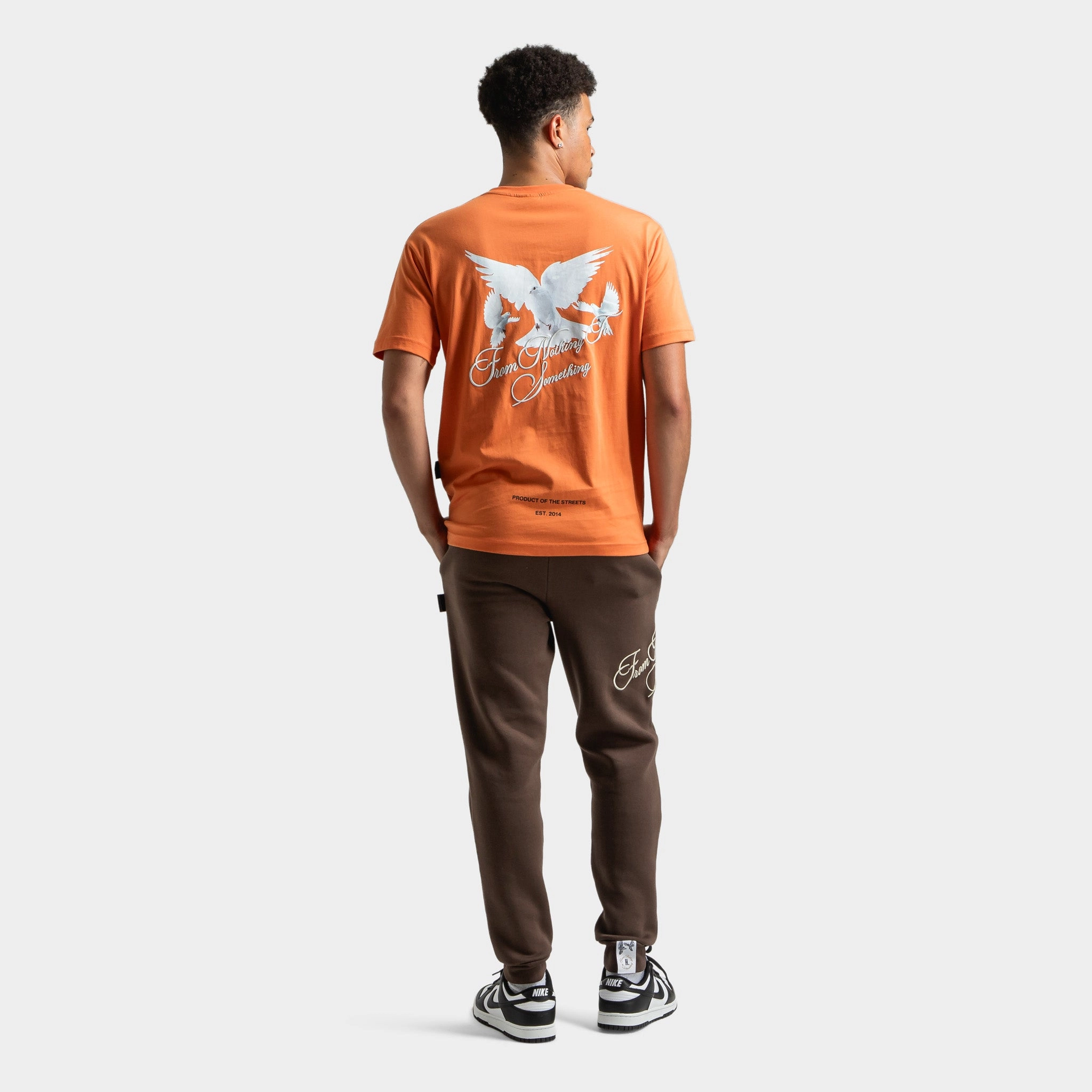 Hoodrich Take Flight V2 T-Shirt Burnt Orange / Black - Blan