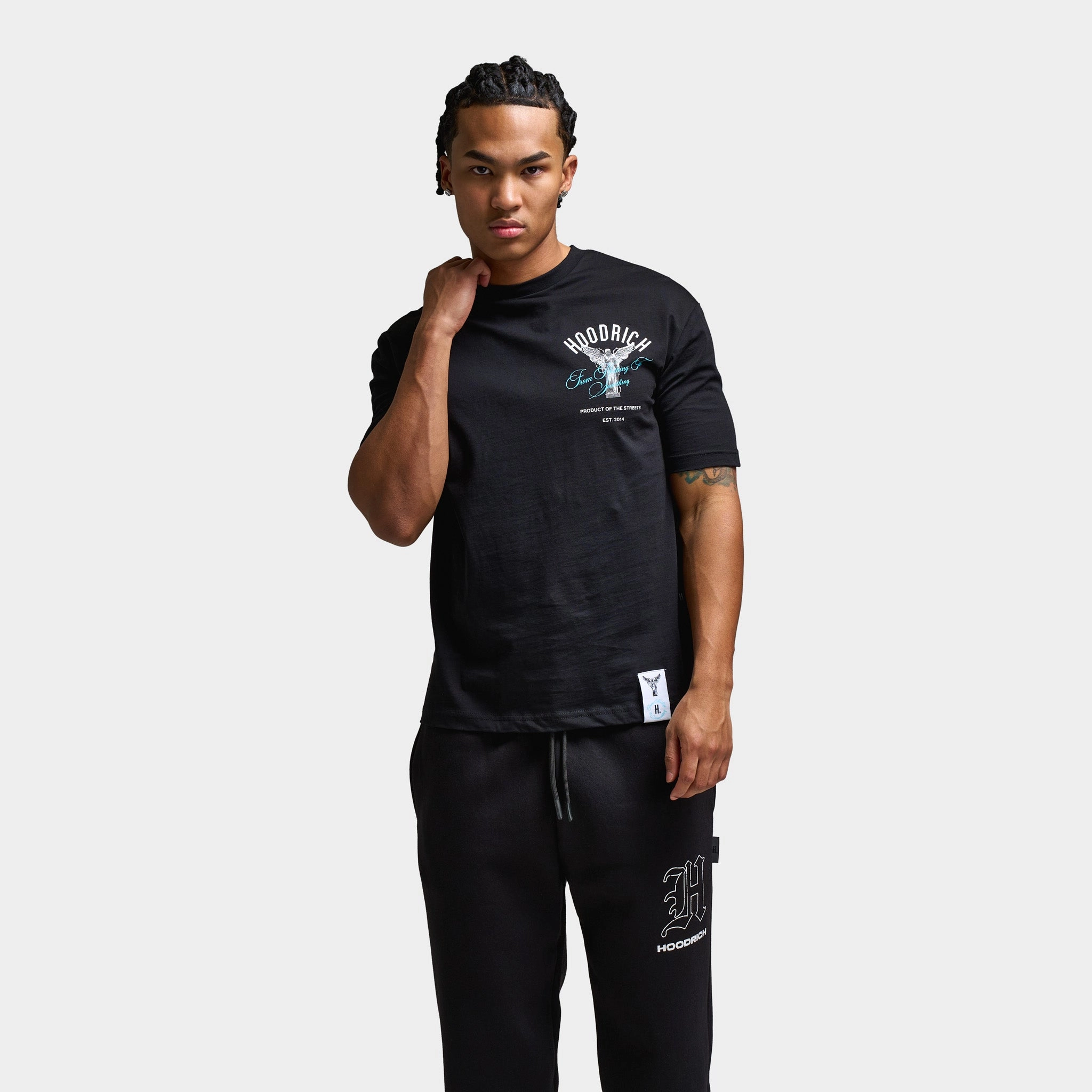 Hoodrich Vital Graphic T-Shirt Black / White - Aquarius