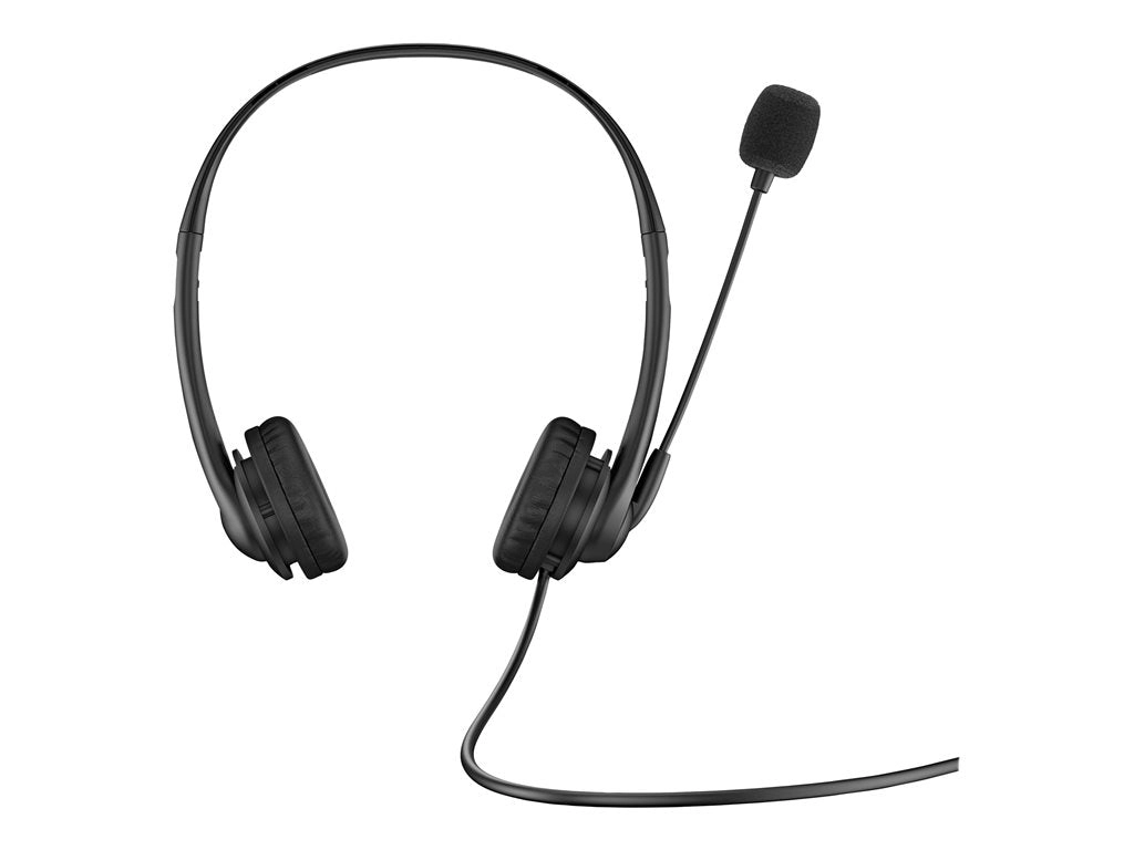 HP G2 - Headset - on-ear - wired - USB - shadow black - for HP 245 G9, 256 G8, 25X G9, 34, 470 G9; EliteBook 1040 G9, 65X G9; 428K6AA