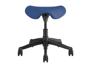 Humanscale Freedom Saddle/Pony - Stool - ergonomic - triangular - swivel F400GK608FSHNSC