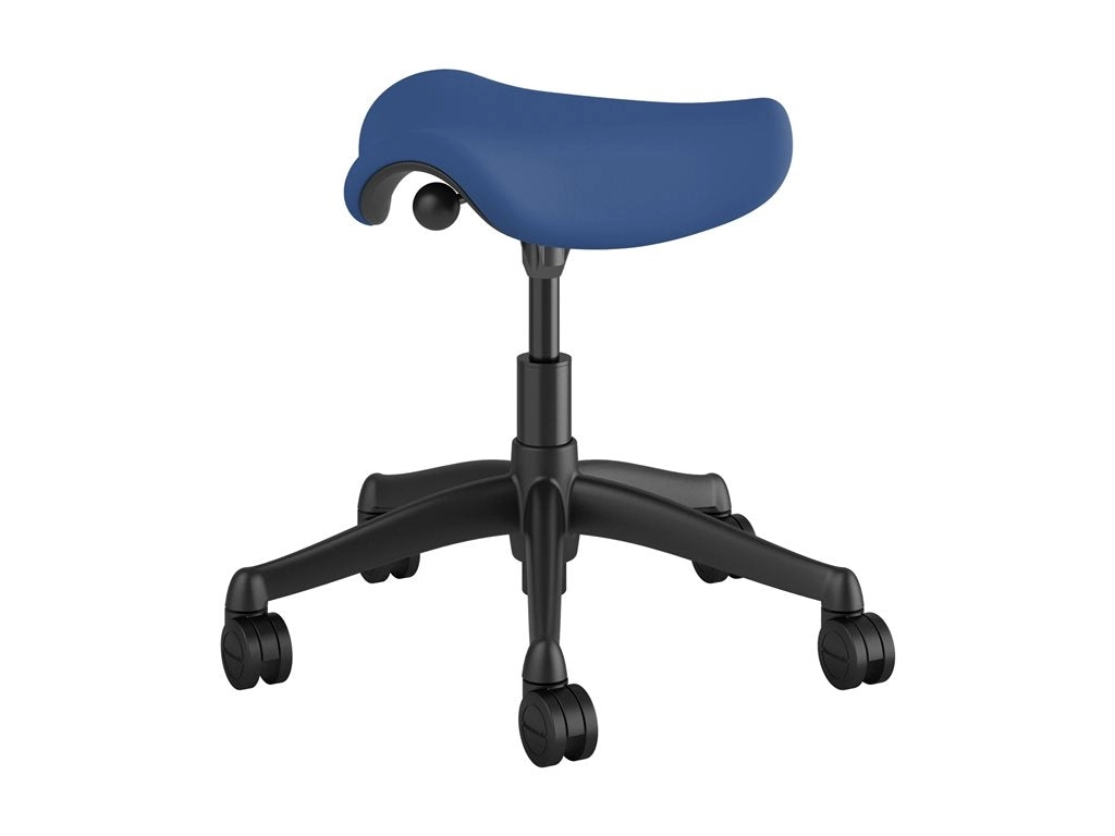 Humanscale Freedom Saddle/Pony - Stool - ergonomic - triangular - swivel F400GK608FSHNSC