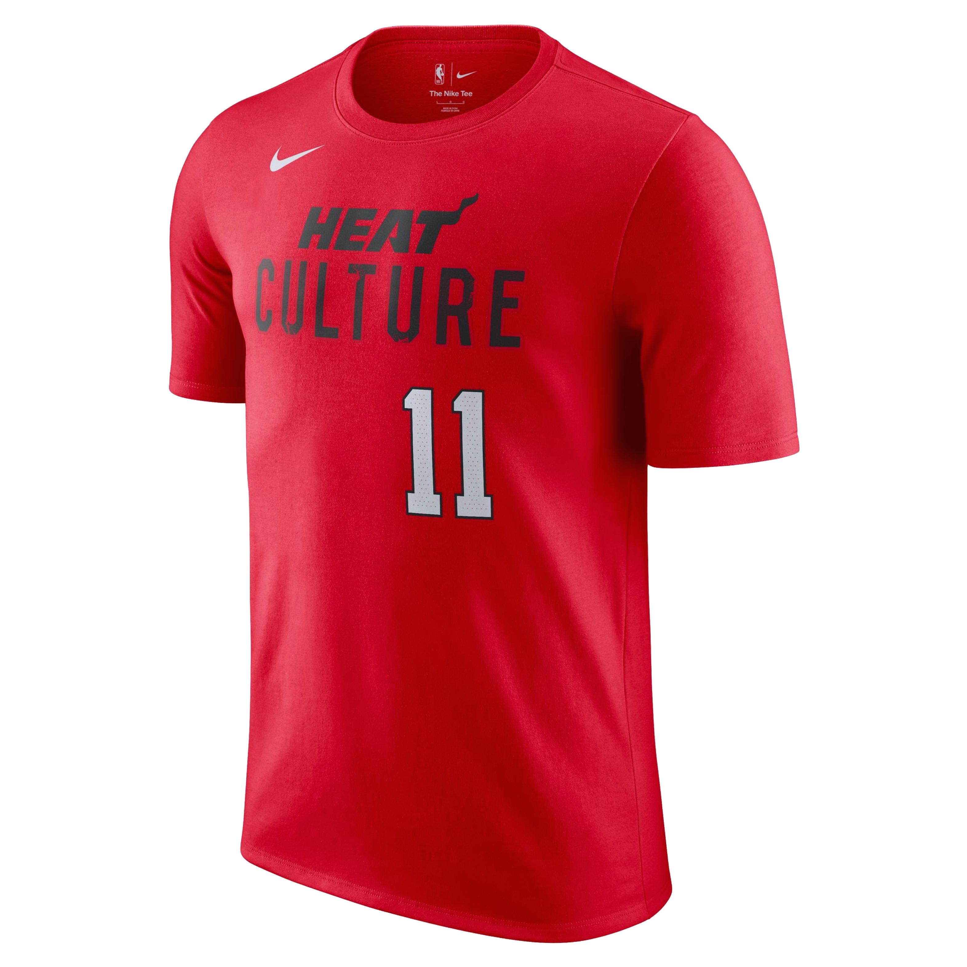 Jaime Jaquez Jr. Nike HEAT Culture: Blood Red Name & Number Tee