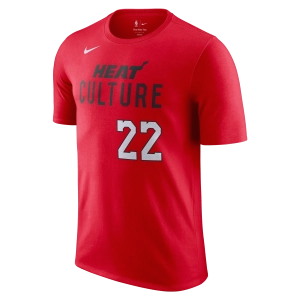 Jimmy Butler Nike HEAT Culture: Blood Red Name & Number Tee