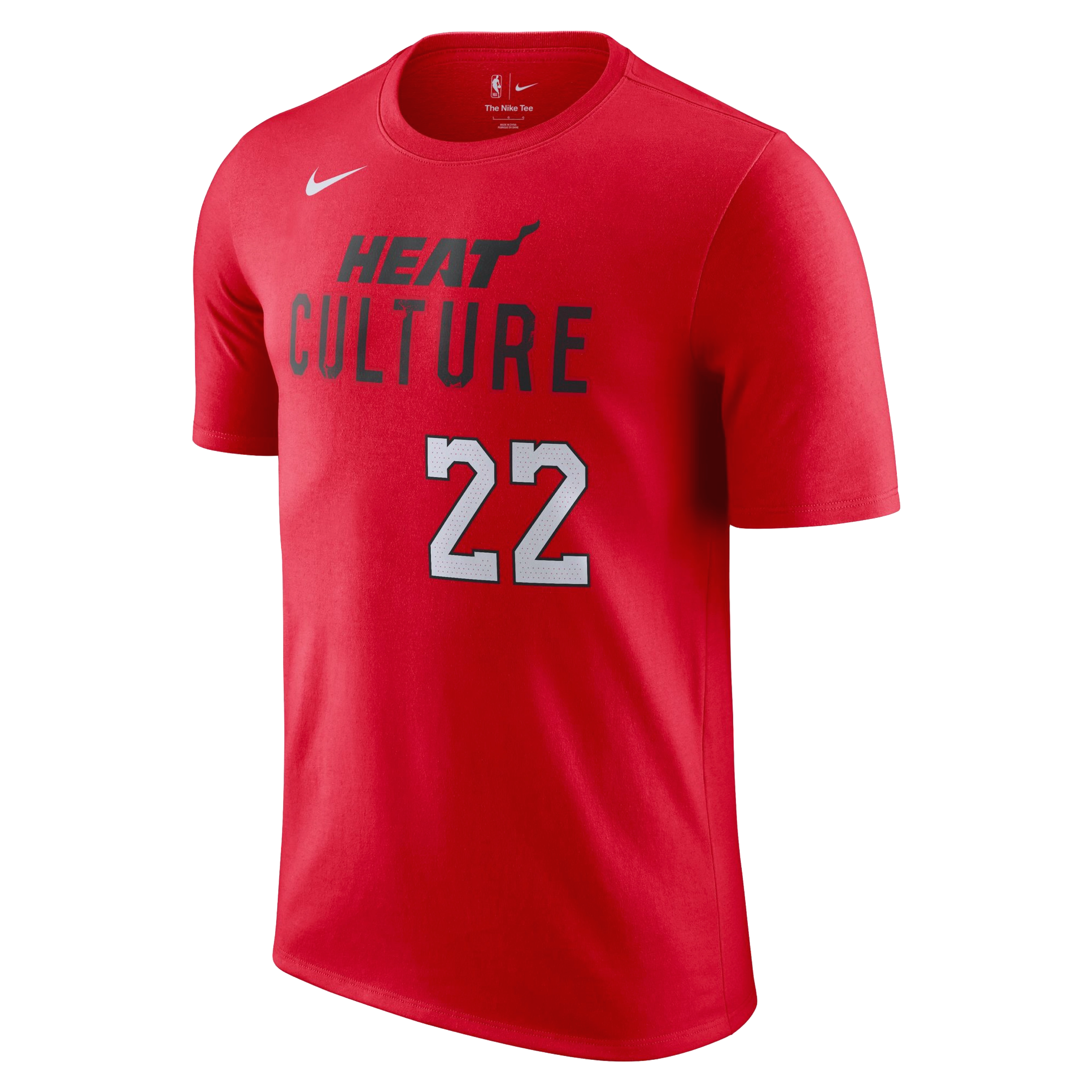 Jimmy Butler Nike HEAT Culture: Blood Red Name & Number Tee