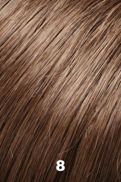 Jon Renau Toppers - EasiPart XL 8" (#755) - Remy Human Hair