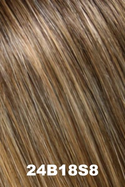 Jon Renau Toppers - EasiPart XL 8" (#755) - Remy Human Hair