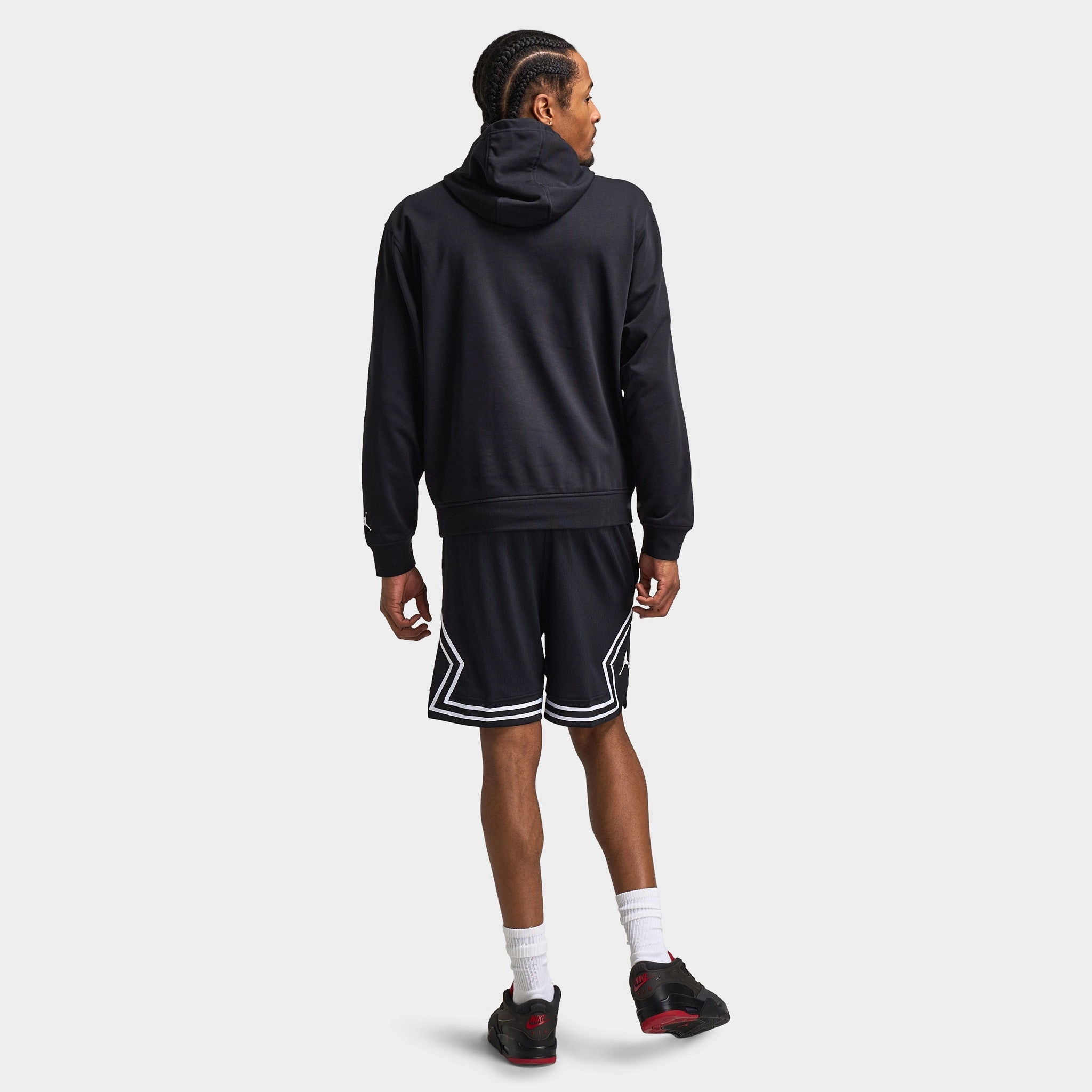 Jordan Dri-FIT Sport Graphic Hoodie Black / White