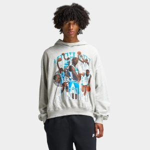 Jordan Flight Pullover Hoodie Heather Grey / Black